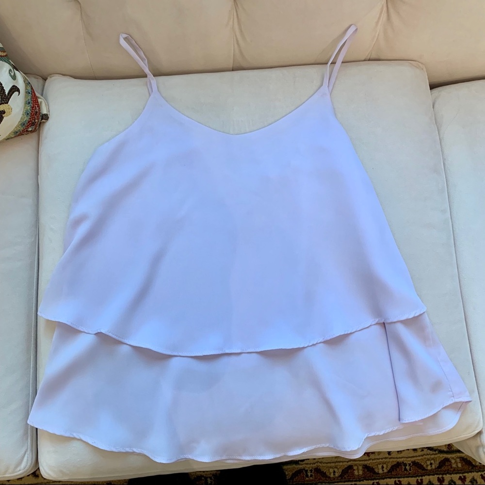 Francesca’s Annabella Light Purple Layered Tank - Picture 3 of 7